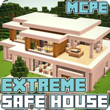 Extreme Safe House Map for MCPE
