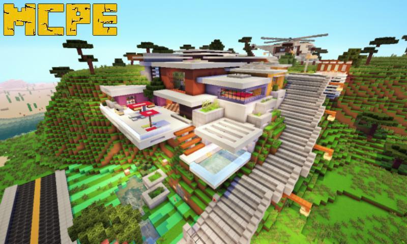 Redstone House Map For Minecraft Pe Pour Android Telechargez L Apk