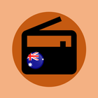 Radio Australien am und FM - digitales Radio Zeichen