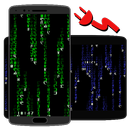 Matrix Screensaver with batter aplikacja