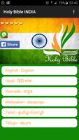 Holy Bible - India Affiche