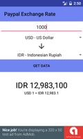 Pay Pal Exchange Rate Poster