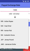 Pay Pal Exchange Rate capture d'écran 1