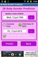 ZB Baby Gender Predictor capture d'écran 1
