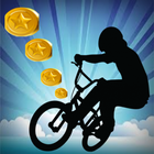 Subway bmx race running icono