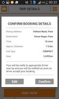 zcabs - book taxi cabs booking screenshot 1