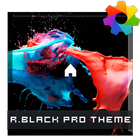 Black Xz Theme For Xperia icône
