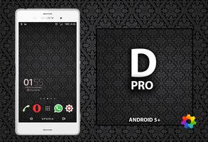 Тема Xperien Dark Mono постер