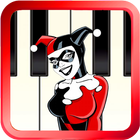Harley Quinn piano tiles icône