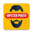 Hipster Photo Editor Stickers-icoon