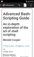 Advanced Bash Scripting Guide poster