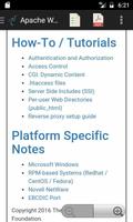 Reference Manual for Apache Web Server اسکرین شاٹ 2