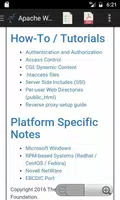 Reference Manual for Apache Web Server скриншот 2