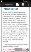 Reference Manual for Apache Web Server اسکرین شاٹ 3