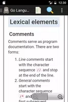 5 Schermata Go Language Reference