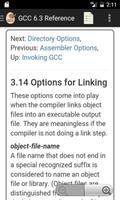 GNU GCC 6.3 Compiler Reference تصوير الشاشة 1
