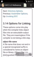 GNU GCC 6.3 Compiler Reference Ekran Görüntüsü 1