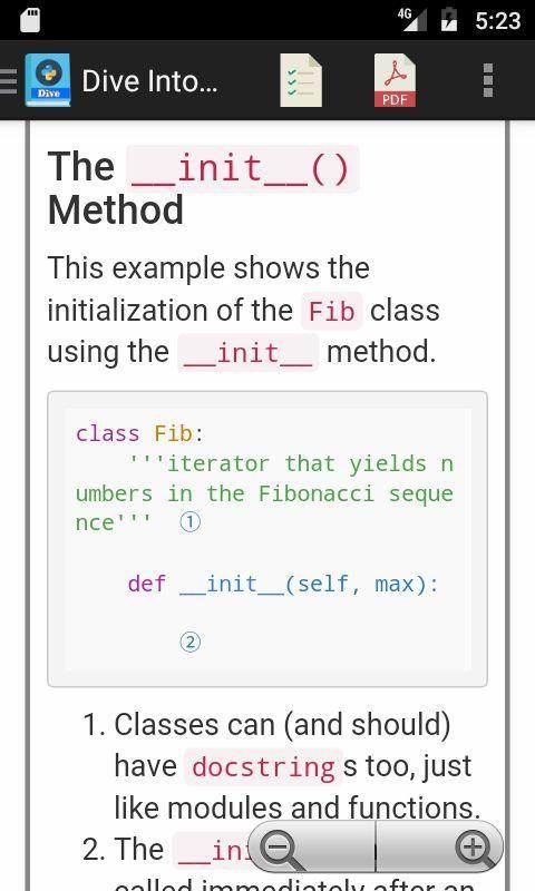 Init method. Into Python. Дайв инто питон. Dive into Python pdf.
