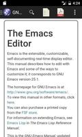 Linux Emacs Editor Manual poster