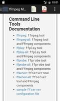 ffmpeg Reference Manual تصوير الشاشة 2