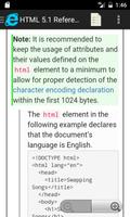 HTML 5.1 Reference স্ক্রিনশট 2
