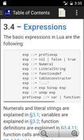 برنامه‌نما Lua 5.3 Language Reference عکس از صفحه