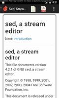 Sed (Stream Editor) Reference capture d'écran 2