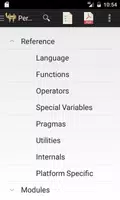 Perl Language Reference Guide تصوير الشاشة 1
