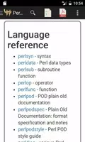 Perl Language Reference Guide تصوير الشاشة 5