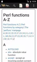 Perl Language Reference Guide تصوير الشاشة 6