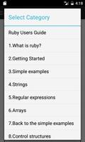 Ruby Language User's Guide Affiche