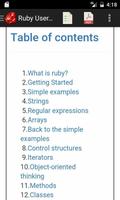 Ruby Language User's Guide capture d'écran 1
