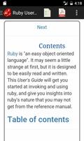 Ruby Language User's Guide capture d'écran 2
