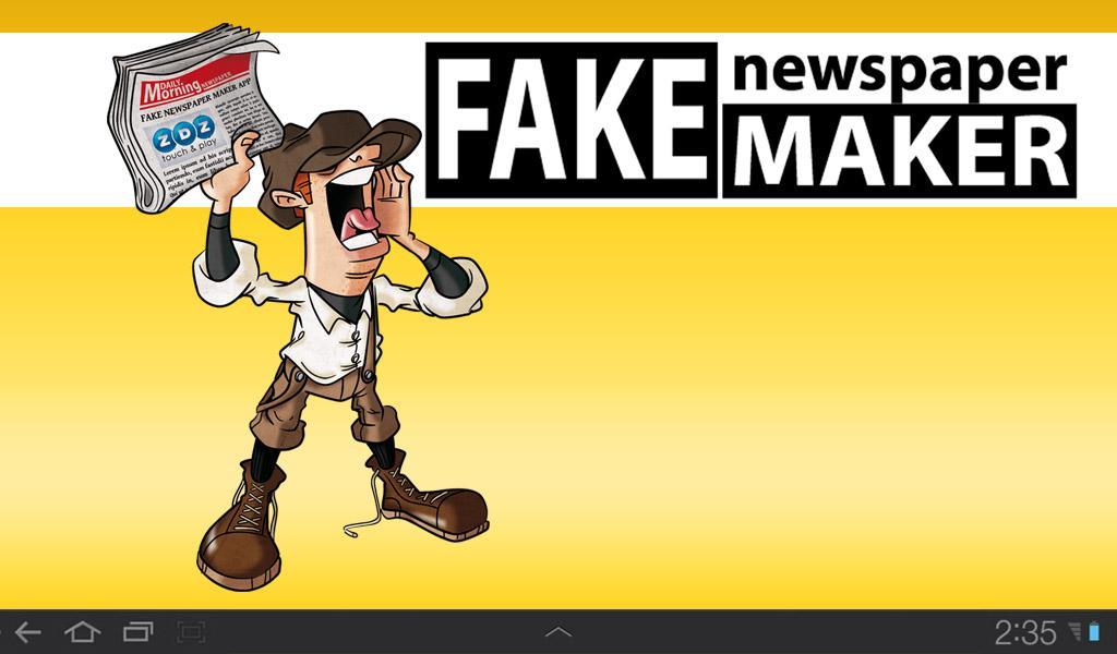 Fake Newspaper Maker Fur Android Apk Herunterladen