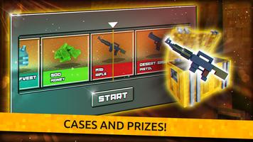 Cube Army Sniper Survival تصوير الشاشة 1
