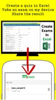 My Test - Test with Excel الملصق