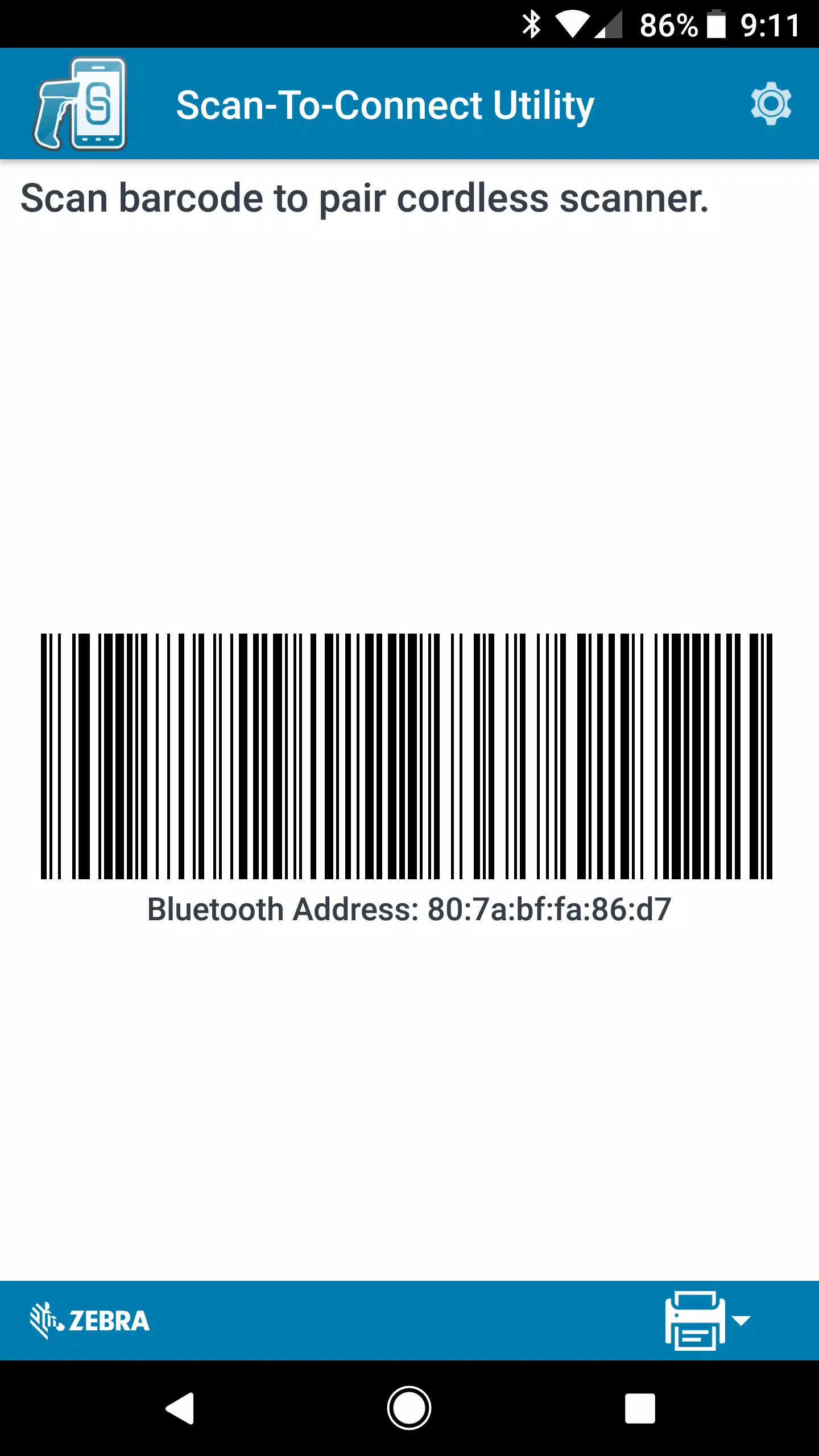 Scan to connect utility adservices apple
