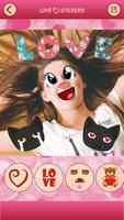 Love Emoji Photo Editor Selfie スクリーンショット 1