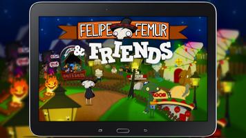 Halloween Town - Felipe Femur الملصق