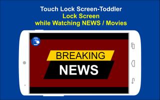 Touch lock Screen-Toddler Cartaz