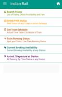 PNR Status - Indian Railways capture d'écran 1