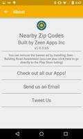 Nearby Zip Codes capture d'écran 2