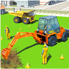 City Construction Excavator biểu tượng