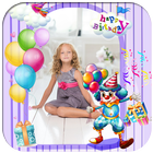 Happy Birthday Photo Frames icône