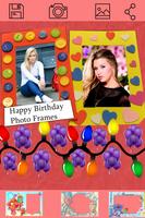 Happy Birthday Photo Frames پوسٹر