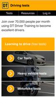 DT Driving Test Theory Plakat