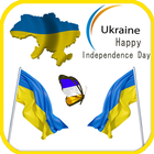 Independence Day Ukraine Frame ไอคอน