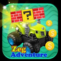 Zeg Adventure Blaze World Poster