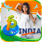 Happy Independence Day photo Frame 15 August India icône
