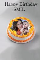 برنامه‌نما Name Photo on Birthday Cake عکس از صفحه